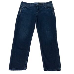 Democracy “Ab” solution Jeans, Size 12, Blue Denim